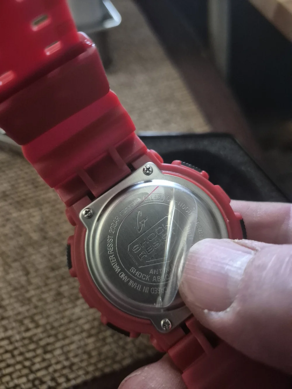 Casio G-Shock Red Multicolor Sport Watch - Picture 9 of 11